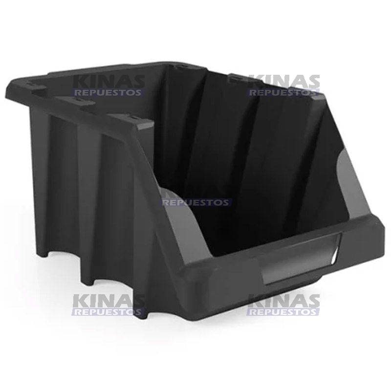 CAJA PLASTICA COLOR NEGRO Nº 7 GRANDE