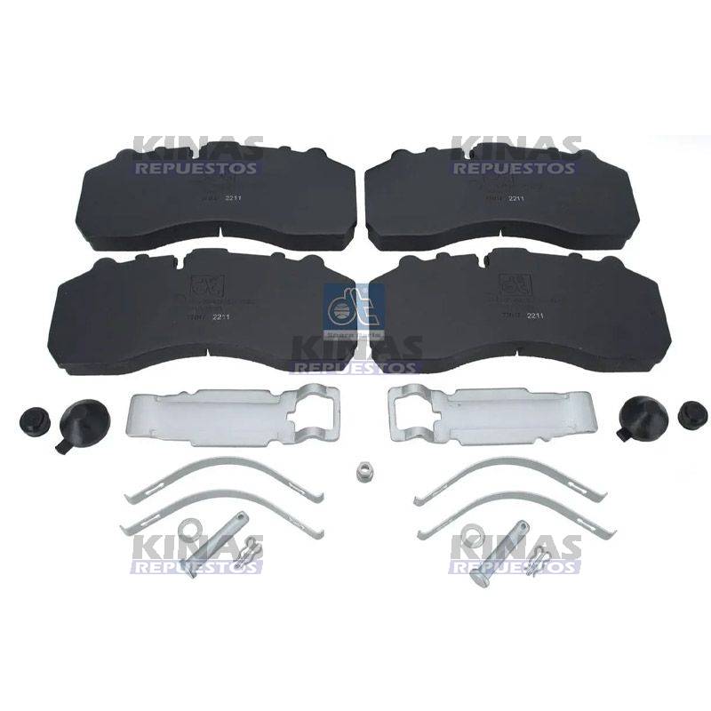 PASTILLA FRENO DEL/TRAS SCANIA 94/114/124/S4/S5/MBB