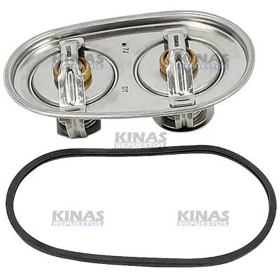 VALVULA TERMOSTATO AGUA SCANIA 124/S4/S5 DOBLE MAYOR 80º/87º