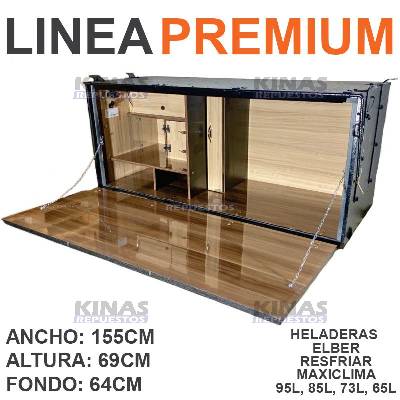 CAJA COCINA COMIDA PREMIUM P/HELADERA (155CM ANCHO X 69CM ALTURA X 64CM FONDO)