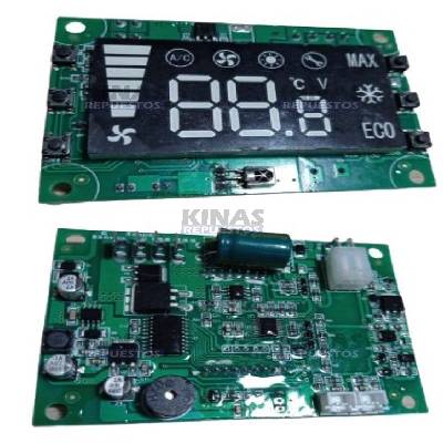 DISPLAY ELECTRICO AIRE CONDICIONADO TECHO SLIM 9.000BTU 24V