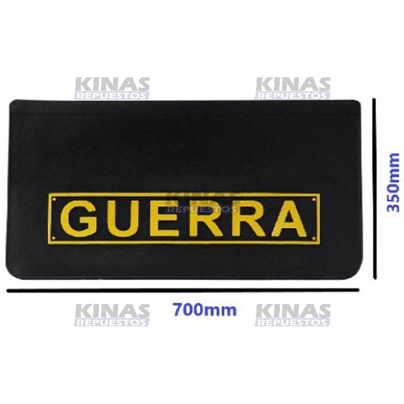 GOMA GUARDA BARRO CARRETA GUERRA 700X350MM (AMARILLO)