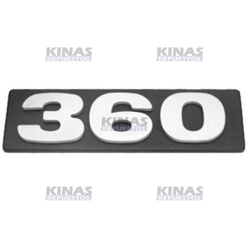 LETRERO EMBLEMA SCANIA 94/114/124/S4 (360)