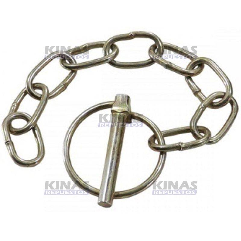 PERNO/SEGURO TAPA BOCA GRANELERA QUEBRA DEDO C/ CADENA 6MM