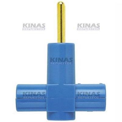 ENCHUFE/CONECTOR ELECTRICO TRIPLE COLORES VARIADOS