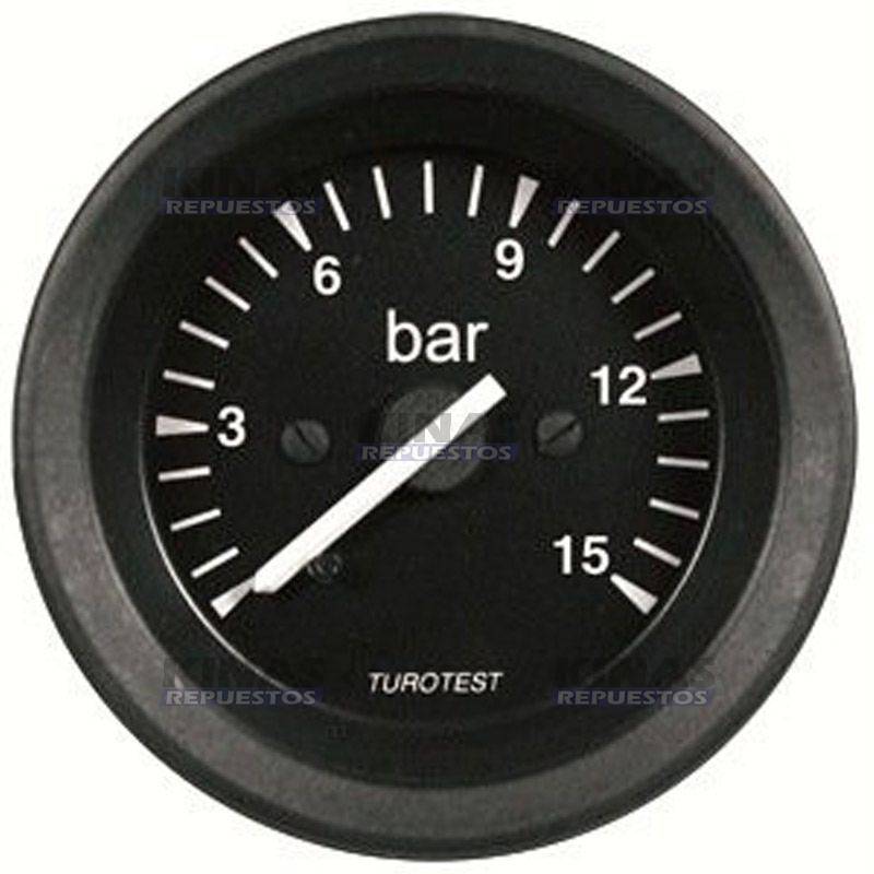 RELOJ PRESION ACEITE UNIVERSAL/SCANIA/MBB 111/112/113/124 15KG 60MM/M12X1.5