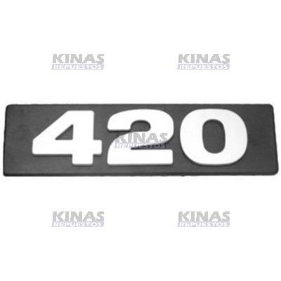 LETRERO EMBLEMA SCANIA 94/114/124/S4 (420)