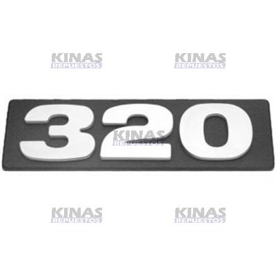 LETRERO EMBLEMA SCANIA 94/114/124/S4 (320)